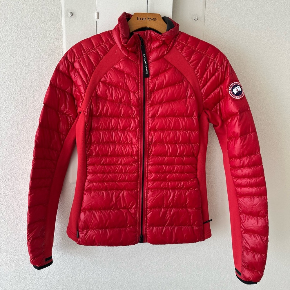 CANADA GOOSE Hybridge Lite Quilted Down Puffer Jacket Size XS Red NEW WITH TAGS